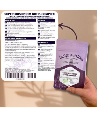 Super Mushroom Nutri-Complex - 250g (Medicinal Mushroom Powder) - Buy Online on GoSupps.com