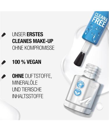 Manhattan Clean and Free Nail Polish Colour 150 Oxygen Wave Breathable Nail Polish Vegan 8 ml - Buy Online on GoSupps.com