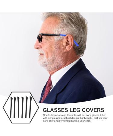 Buy Abaodam Silicone Glasses Ear Pads & Holders - 12 Pairs for Short-Sightedness | Comfortable Protection for Men & Women - Buy Online on GoSupps.com