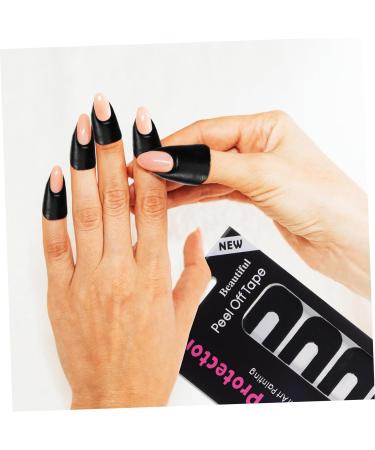 FRCOLOR 100 Sheets protective case Cuticle Protector For Nail Painting Silica gel adhesive tape protector Nail Care Tools Nail Polish Protector Sticker patch Nail Protectors 3.00X2.50X0.10CM As Shown - Buy Online on GoSupps.com