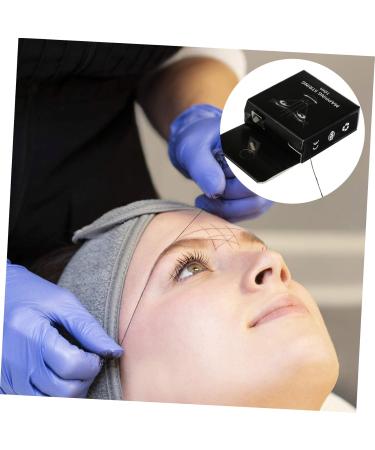 NOLITOY Ink Pattern Embroidery Thread Ruler Eyebrow Ruler Brow Mapping Thread Microblading Ruler Draw a Line - Buy Online on GoSupps.com