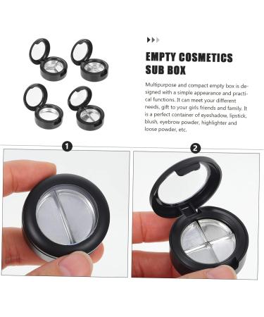 SKISUNO 8 Pcs Eye Shadow Box Clear Cosmetic Case Cosmetic Pans Magnetic Makeup Empty Makeup Blush Plastic - Buy Online on GoSupps.com