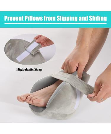 FANWER Heel Protectors - Foot Support Pillow for Pressure Sores & Pain Relief - 1 Count Gray - Buy Online on GoSupps.com