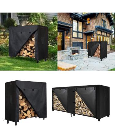 PURPLELILY Firewood Log Rack Cover Sturdy Firewood Stand Cloth Cover Tarpaulin Sheet Perfect For Indoor And Outdoor Camping Use - Buy Online on GoSupps.com