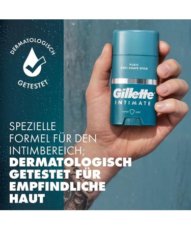 Gillette Intimate Care Razor Set for Men | Shaving Cream & Anti-Chafe Stick | Smooth & Irritation-Free Shaving - Buy Online on GoSupps.com