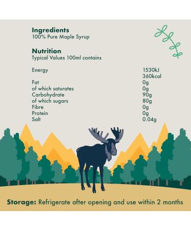 St Lawrence Gold 100% Pure Canadian Maple Syrup 1 Litre - Grade A Amber | Rich Caramel Butter Syrup | Gluten Free Vegan | Ideal for Pancakes, Waffles, Cooking, Glazing | Bulk Buy Standard 1 l - Buy Online on GoSupps.com