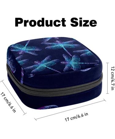 Libelle Insect Storage Bag | Large Menstrual Cup & Insert Bags with Zipper | Navy Blue | For Girls & Women - Buy Online on GoSupps.com