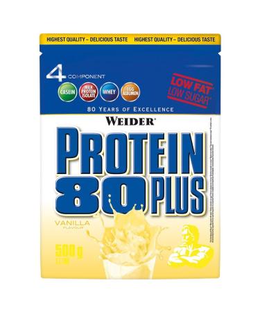 Weider Protein 80 plus 2 x 500g bag 2-pack vanilla