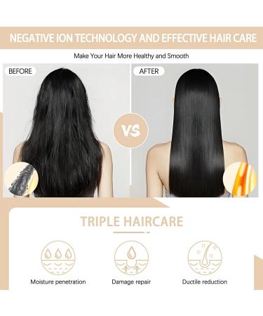 Portable Cordless Hair Straightening Brush - Lightweight Mini Thermal Comb with Negative Ion Technology for Effortless Styling - Buy Online on GoSupps.com