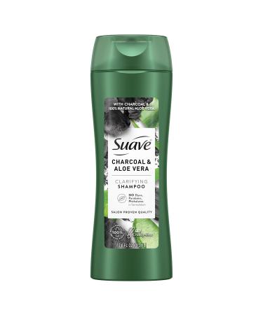 Suave Professionals Clarifying Shampoo for Oily Hair Charcoal Aloe Vera Paraben Free 12.6 oz Fresh 12.6 Fl Oz (Pack of 1)