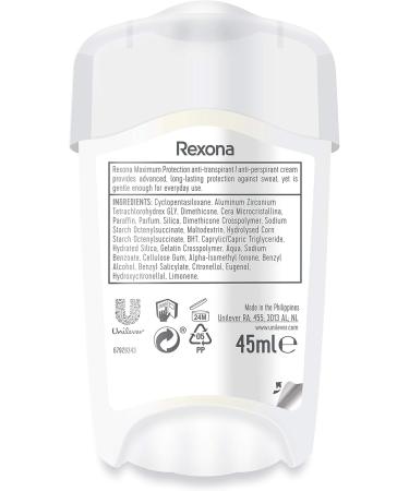 Rexona Maximum Protection Soft Solid Confidence Antiperspirant Deodorant for Women 45 ml Pack of 6 - Buy Online on GoSupps.com