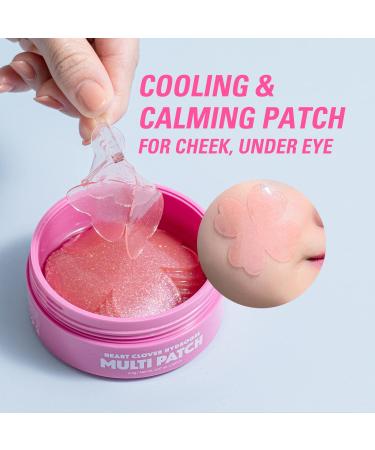 REYENA16 Heart Clover Hydrogel Multi Patch Moisturizing Pads for Wrinkles Redness & Skin Troubles Relief Calamine Gold Seaweed Pearl Extracts - Dermatologically Tested 30 Sheets - Buy Online on GoSupps.com
