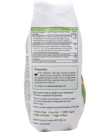 Clearspring Organic Soya Chunks 200g - Premium Quality Vegan Protein Source - Buy Online on GoSupps.com