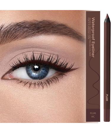 Crayons Yeux Pour Femmes 2 En 1 24 Heures R sistant Aux Traces Crayon Eye-Liner Et Sourcils - Maquillage De Beaut Lisse Et Imperm able Avec Stylo Sourcils Pour Le Voyage Natation Soir es Couleur de prune - Buy Online on GoSupps.com