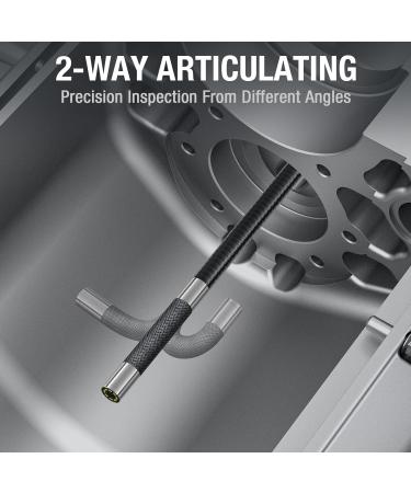 Bidirectional Arthroscope 4.5 Inch IPS Screen Articular Probe Industrial Endoscope with Bright LED 1.55m Probe 8.5mm Lens for Industrial Machinery Maintenance Inspection - Buy Online on GoSupps.com