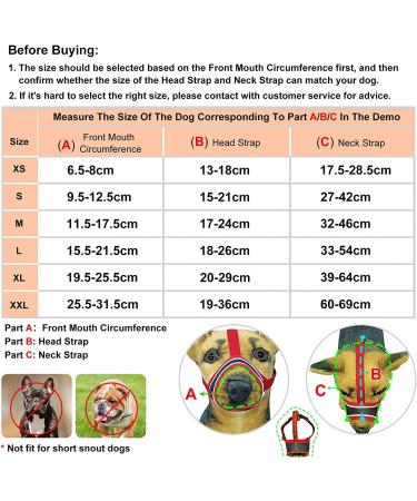 Dog Muzzle Soft Muzzle for Medium Dogs Mesh Muzzle for Dogs with Over-Head Strap Breathable Dog Muzzle with Reflective & Adjustable Strap to Prevent Biting Chewing Barking (M) - Buy Online on GoSupps.com