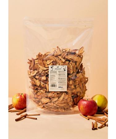 KoRo - Cinnamon apple chips 500g - Crunchy fruity snack - Fruity and sweet taste - Gentle drying