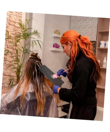 Healeved Planche de coloration professionnelle en acrylique pour cheveux de 39 6 cm - Pour salon et maison - Outil pratique pour la coloration et le balayage des m ches 39.60X12.00X0.30CM Noir - Buy Online on GoSupps.com