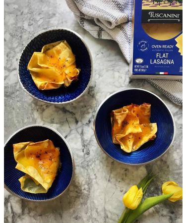 Tuscanini Oven Ready Authentic Italian Flat Lasagna 17.6oz (3 Pack) - Premium Durum Wheat - Buy Online on GoSupps.com