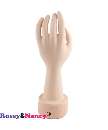 Voloria Flexible Mannequin Hand Nail Display - Left Hand with Soft Fingers for Practice Manicure Nails - Buy Online on GoSupps.com