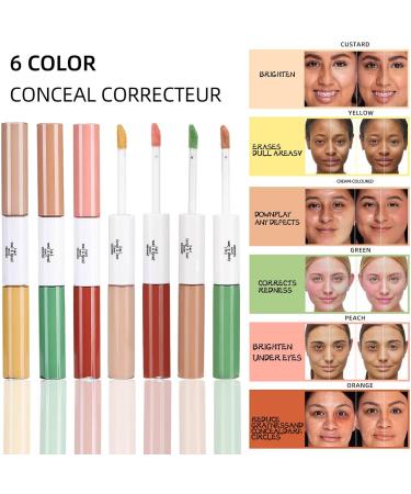 Women Makeup Concealer 3X High Coverage Concealer for Makeup Lightweight Cosmetics Long Lasting Solution for Dates Travel Gatherings and Photography - Buy Online on GoSupps.com