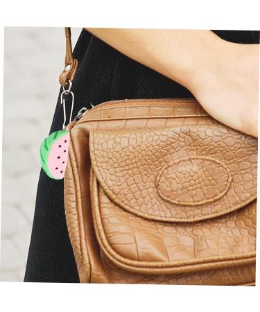 COOLHIYA 4pcs Key Chain Accessories Purse Keychain Key Chains for Crafts Car Trim Car Key Chain Food Fruit Green 5X2.5CM - Buy Online on GoSupps.com