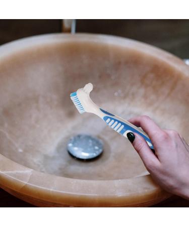 Buy Healvian Prosthesis Brush 2 Sets of Prosthesis Toothbrushes & Mini Cleaner for Effective Prosthesis Care | International Shipping Available - Buy Online on GoSupps.com