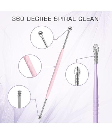 Gemice Ear Pick Earwax Removal Kit - 6 Pcs Ear Cleansing Tool Set with Storage Box - Buy Online on GoSupps.com