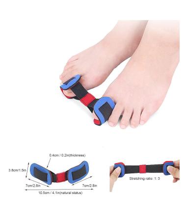 Hallux Valgus Corrector - Waterproof 2-Hole Toe Separator for Bunion Relief - Buy Online on GoSupps.com