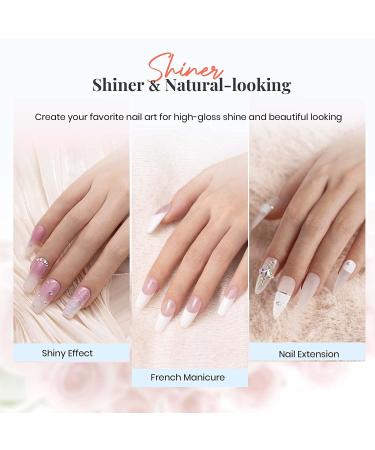 Beetles Nail Dip Powder Kit - Clear Dipping Powder with Base & Top Coat Activator for French Manicure & Nail Extension - Nail Art Kit for Beginners - Buy Online on GoSupps.com