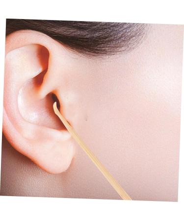 IWOWHERO 5pcs Ear Cleaning Tools with Skid-Resistant Lovely Doll Head Design Natural Wooden Ear Diggers for Personal and Family Use Wax Removal Kit Random Color - Buy Online on GoSupps.com