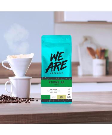 Coffee Beans 227g Bag Whole Bean Coffee Kenya Coffee Beans Black Tea & Fruits Notes 100% Arabica Light Roast AA Grade Speciality Freshly Roasted Single Origin (We Are Coffee Co) Whole Bean 227 g (Pack of 1) - Buy Online on GoSupps.com