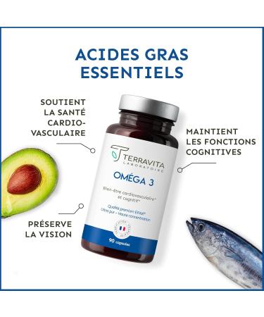 Omega 3 EPAX | Ultra Pure Small Fish Oil | XO Patented Purification Process | High Concentration EPA and DHA with TOTOX inf. to 3 | Sustainable Peach | 90 Softgels | Terravita - Buy Online on GoSupps.com