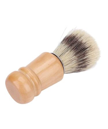 Premium Men's Shaving Brush with Wooden Handle | Comfortable Foam & Versatile Use for Salon or Home - Buy Online on GoSupps.com