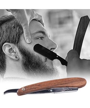 KT Wooden Straight Edge Razor - Professional Manual Shaver for Men | Design 2 | International Shipping Available - Buy Online on GoSupps.com