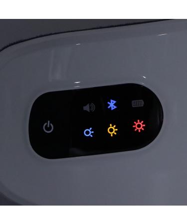 USB Electric Eye Massage Device Warmth & Bluetooth Music for Relaxation Dry Eyes Relief Dark Circles & Better Sleep - Buy Online on GoSupps.com