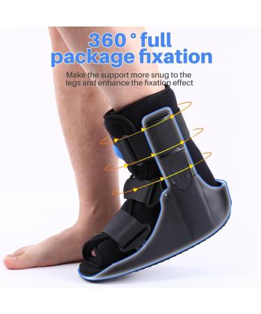 Inflatable Walking Boot | Air Cam Walker for Sprained Ankle & Broken Foot | Orthopaedic Brace - Medium - Buy Online on GoSupps.com