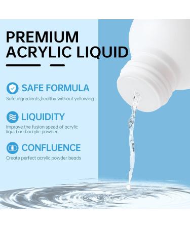 PEACECOLOR 120ML Acrylic Liquid for Acrylic Nails Liquid Non-Yellowing Formula for Acrylic Nails Application Nail Extension & Nail Carving DIY at Home Beauty Gifts color 164 - Buy Online on GoSupps.com
