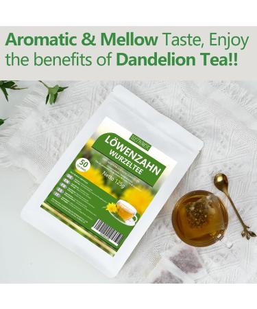  ULTHMOK ULTHMOK Dandelion Tea | Dandelion Root | 50 Tea Bags 100% Natural & No Additives - Buy Online on GoSupps.com