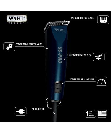 Wahl Pro Animal SS Pro Pet Clipper Kit (#9777) - Professional Dog Grooming Tool - Buy Online on GoSupps.com
