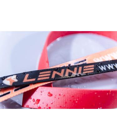 LENNIE BioThane Leash for Medium Dogs (15-25kg) - 5m Neon Orange No Hand Loop | Durable & Waterproof - Buy Online on GoSupps.com