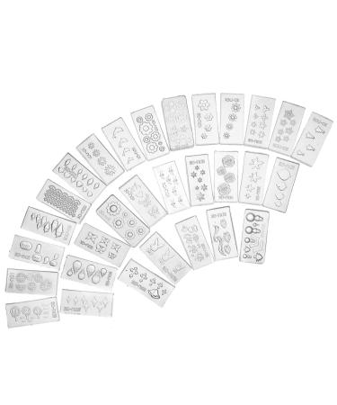 eMagTech 3D Acrylic Nail Art Molds Carved Silicone Mold for DIY Nail Decoration 30 Patterns Kit - Buy Online on GoSupps.com