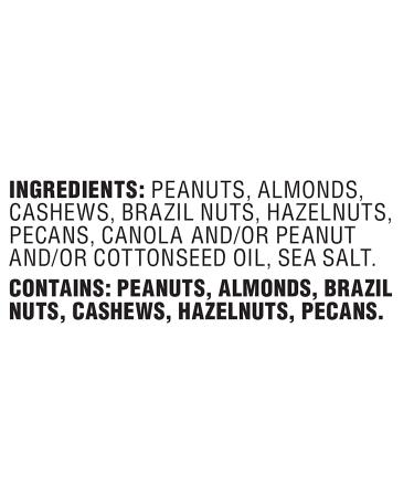 Happy Belly Salted Mixed Nuts with Peanuts 16 Ounce - Premium Quality Snack Mix - 1 Pound Pack - Amazon Brand - Buy Online on GoSupps.com