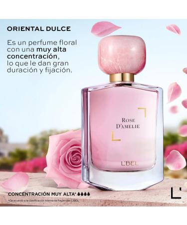L'Bel - Rose D'Amelie Long Lasting Women's Perfume 45 ml - Buy Online on GoSupps.com