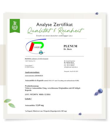 Buy Astaxanthin 12mg - Premium 60 Softgel Capsules Pure Haematococcus Pluvialis Enhanced with Vitamin E & Olive Oil 4-Month Supply - Lab Tested Quality - Buy Online on GoSupps.com