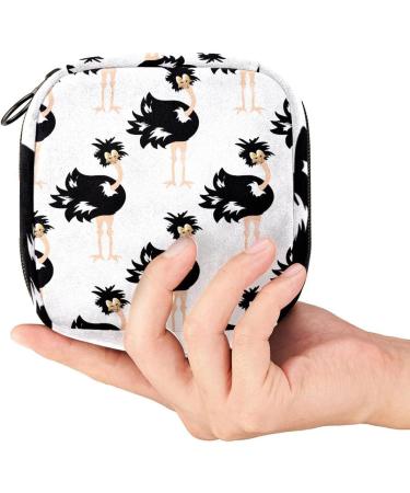 Buy Stylish African Bouquet Menstruation Pad Bag with Zipper - Perfect for Tampons & Women's Napkins | Durable & Compact Bags for Girls - Buy Online on GoSupps.com