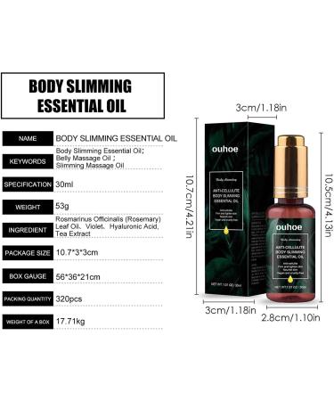 Synyey Essential Body Oil - 30ml Anti-Cellulite Gel for Weight Loss | Fat Burning & Skin-Lift Oil for Belly | Soothing & Relaxing Solution - Buy Online on GoSupps.com