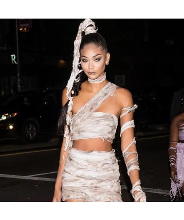 Buy Halloween Mummy Bandage Wrap | Self-Adhesive White Stretch Gauze for Zombie Props & Party | 1 Roll - Buy Online on GoSupps.com