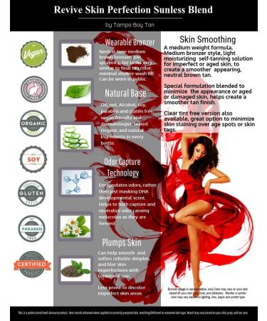 Revive Anti-Aging 9% Med Sunless Airbrush Tanning Spray - 32 oz | Premium Spray Tan Solution for Radiant Skin - Buy Online on GoSupps.com