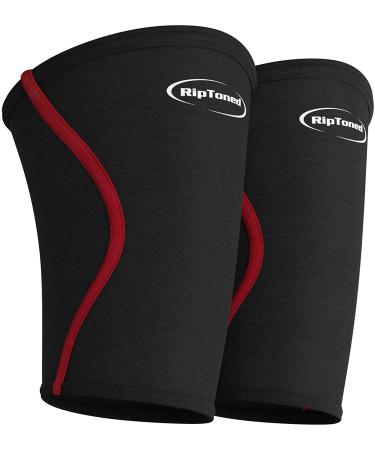 Rip Toned Elbow Sleeve Weightlifting - Elbow Wraps Compression Support & Pain Relief - Arm Sleeve for Men & Women- Durable Gym Elbow Brace for Strong Weight Training & Recovery - See Sizing Guide X-Large Pair
